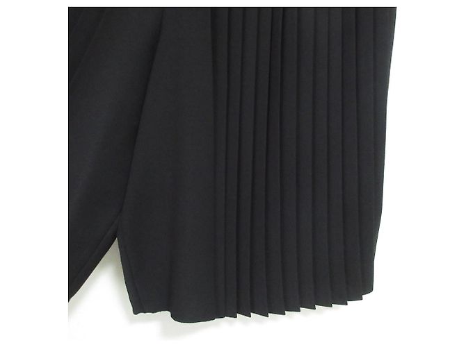 Short de satén plisado Lanvin Collection Negro - vista 5