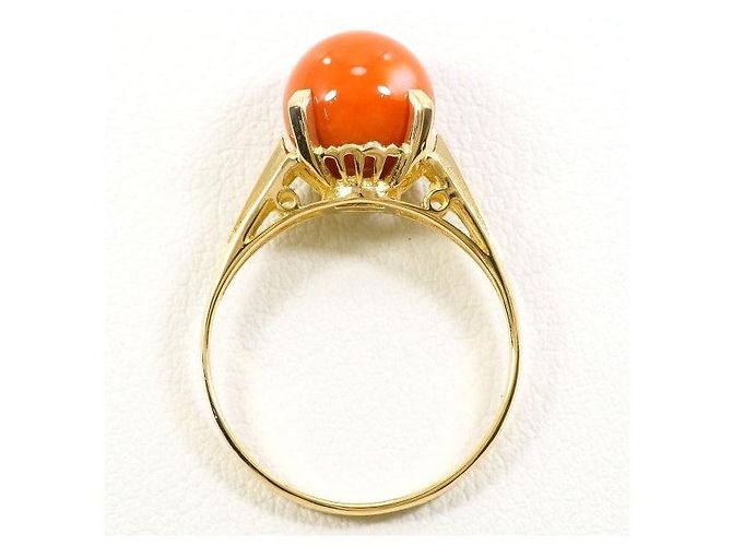 Autre Marque Au750 Korallenring Golden - Ansicht 2