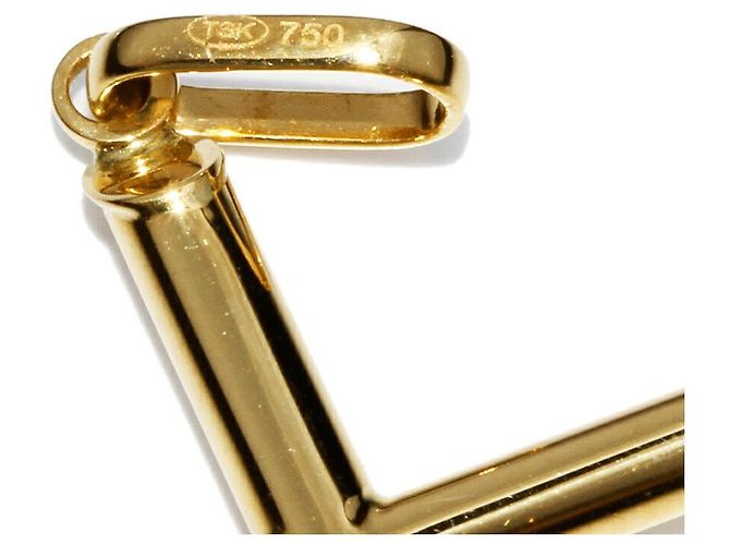 Autre Marque Pendente a Croce Au750 D'oro - vista 4