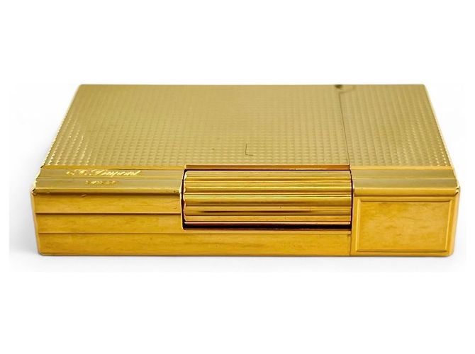 Autre Marque Dupont Gatsby Lighter Smoking Accessories Golden - view 3