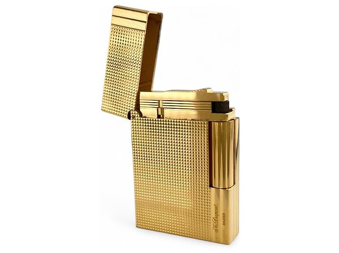 Autre Marque Dupont Gatsby Lighter Smoking Accessories Golden - view 4