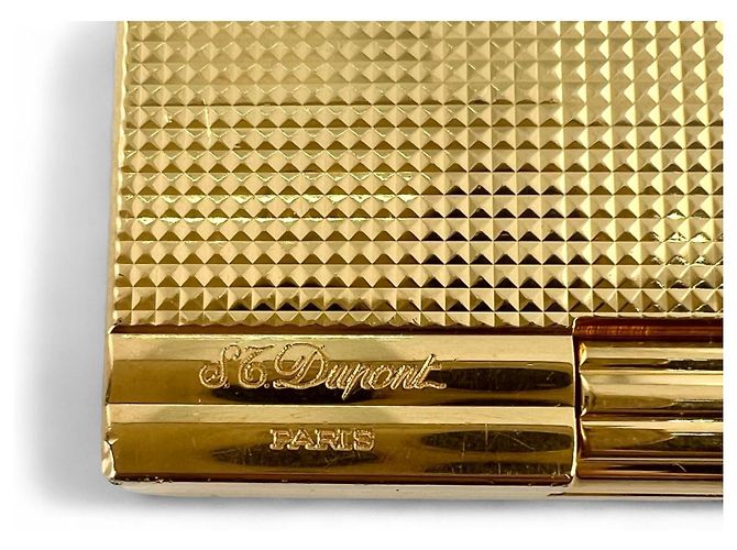 Autre Marque Dupont Gatsby Lighter Smoking Accessories Golden - view 6