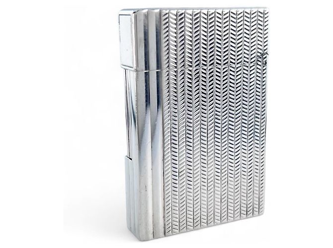 Autre Marque Briquet Dupont Gatsby Accessoire de Fumage Argenté - vue 2