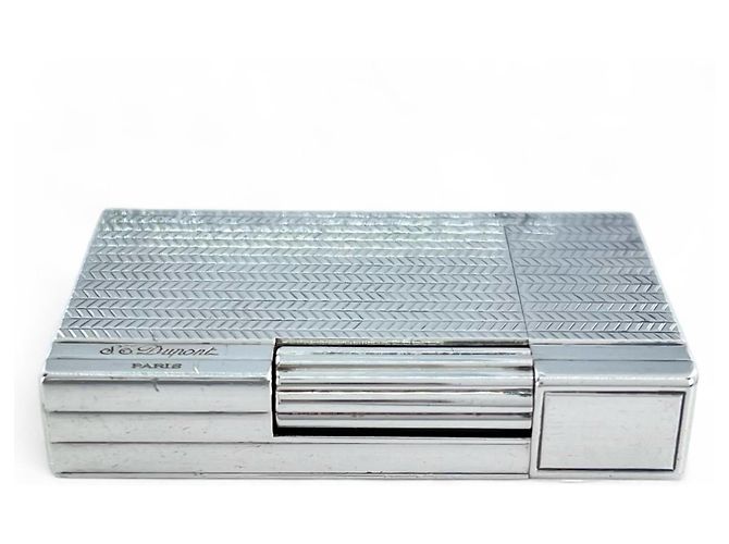 Autre Marque Briquet Dupont Gatsby Accessoire de Fumage Argenté - vue 3