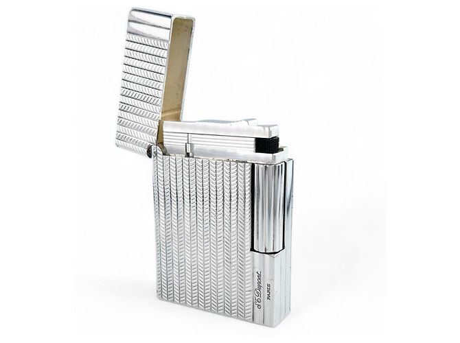 Autre Marque Briquet Dupont Gatsby Accessoire de Fumage Argenté - vue 4