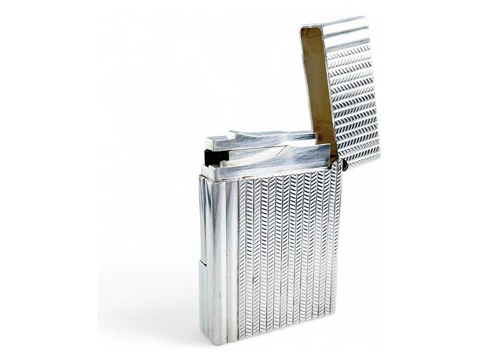 Autre Marque Briquet Dupont Gatsby Accessoire de Fumage Argenté - vue 5