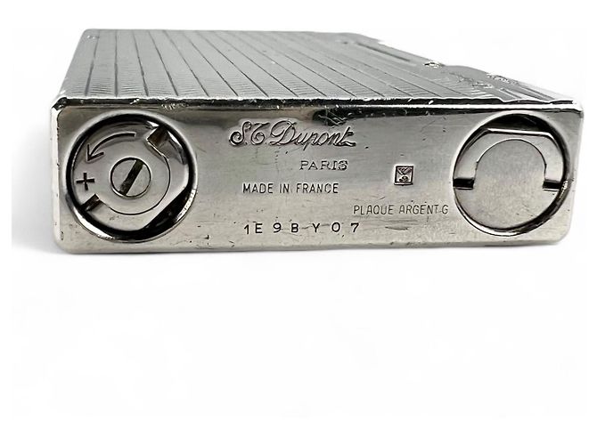Autre Marque Briquet Dupont Gatsby Accessoire de Fumage Argenté - vue 7