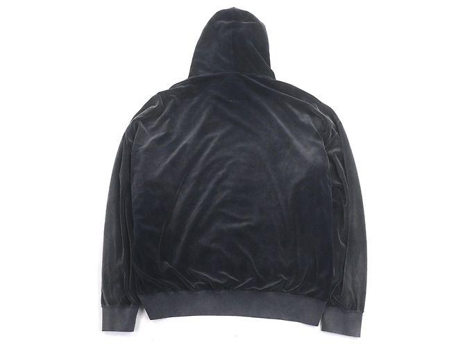 Autre Marque Wide Back Velours Hoodie Maison MIHARA YASUHIRO Braun Anthrazitgrau - Ansicht 3