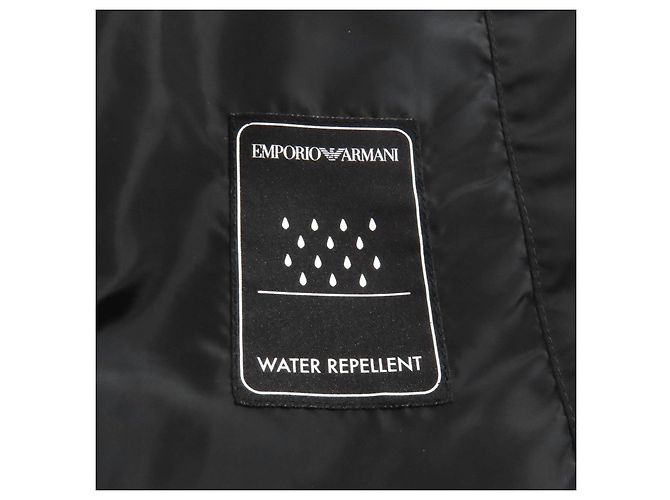 Abrigo de poliéster Emporio Armani Negro - vista 11