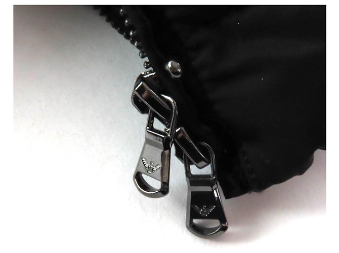 Abrigo de poliéster Emporio Armani Negro - vista 8