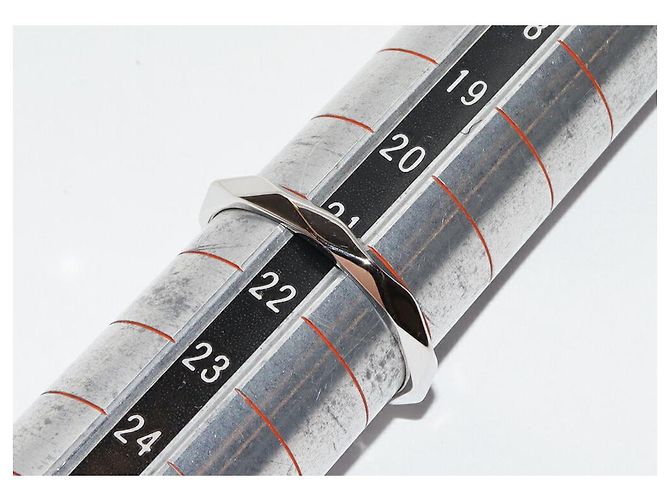 Boucheron Facette Pt950 Ring Größe 21 Silber - Ansicht 2
