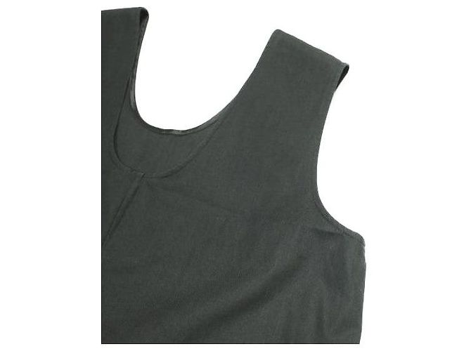 Autre Marque AEWEN MATOPH Baumwoll-Polyester-Kleid mit U-Ausschnitt Schwarz - Ansicht 5