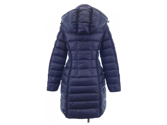 Cappotto in piumino Moncler HERMINE Blu Blu navy - vista 2