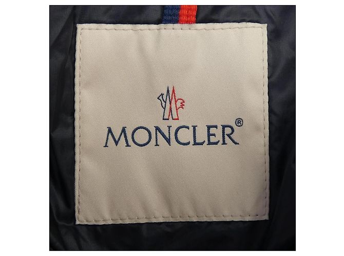 Cappotto in piumino Moncler HERMINE Blu Blu navy - vista 4
