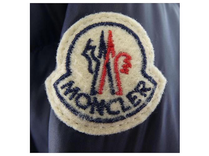 Cappotto in piumino Moncler HERMINE Blu Blu navy - vista 7