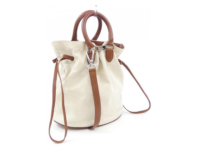 Maison Martin Margiela Borsa Maison Margiela S36WC0088 Marrone Beige - vista 2