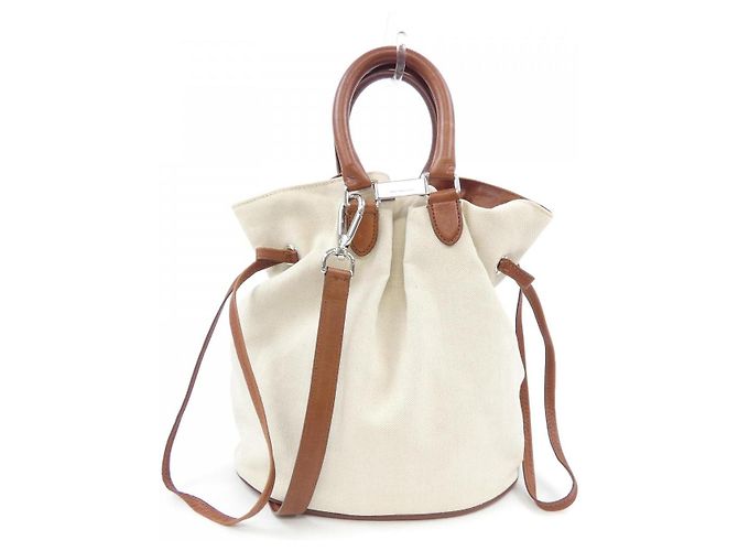 Maison Martin Margiela Borsa Maison Margiela S36WC0088 Marrone Beige - vista 3
