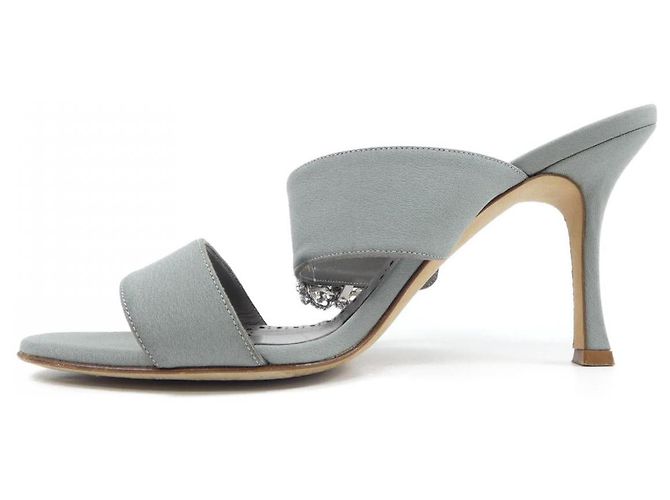 Sandali Manolo Blahnik Marrone - vista 2