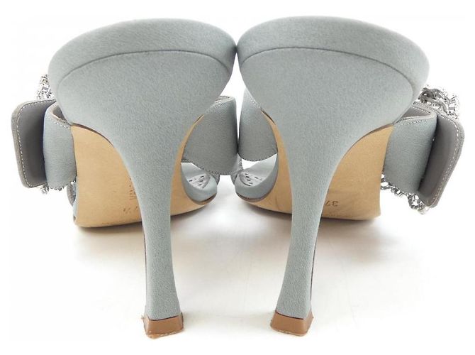 Sandali Manolo Blahnik Marrone - vista 5