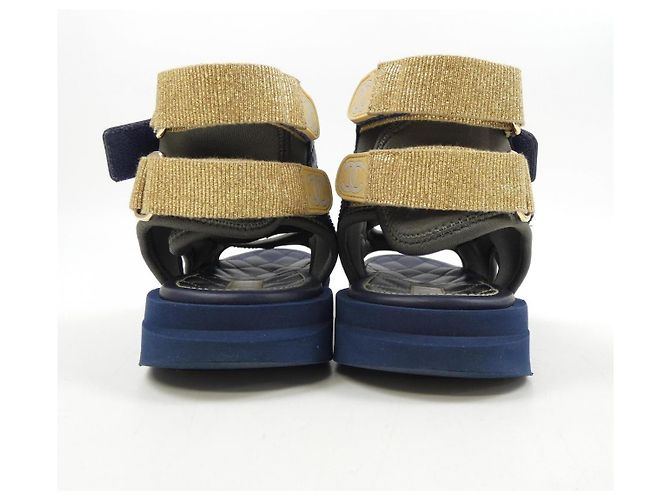 Timeless Sandali Chanel G37231Y55209 Blu Blu navy - vista 5