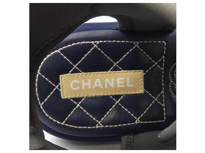Timeless Sandali Chanel G37231Y55209 Blu Blu navy - vista 6