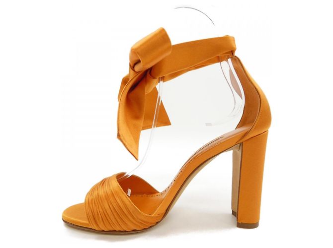 Décolleté Manolo Blahnik Arancione - vista 2
