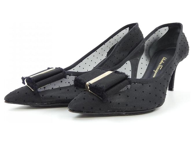 Décolleté Salvatore Ferragamo Nero - vista 3