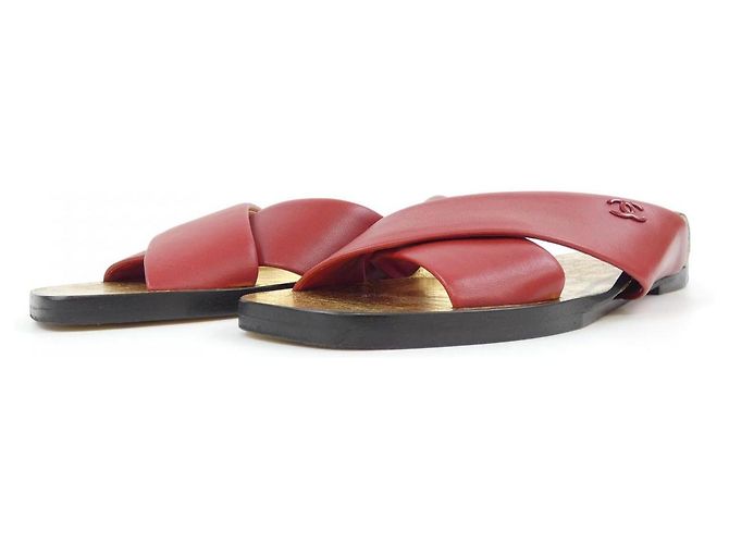 Timeless Sandali Chanel G35019X01000 Rosso - vista 3