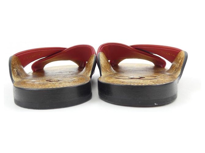 Timeless Sandali Chanel G35019X01000 Rosso - vista 5