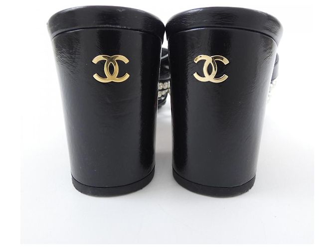 Timeless Sandali Chanel G35381 Nero - vista 5