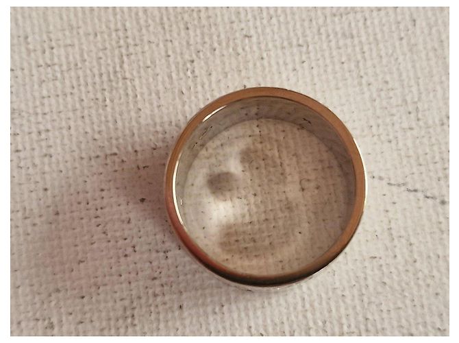 Gucci Icon Ring aus 18k Weißgold Silber Hardware - Ansicht 17