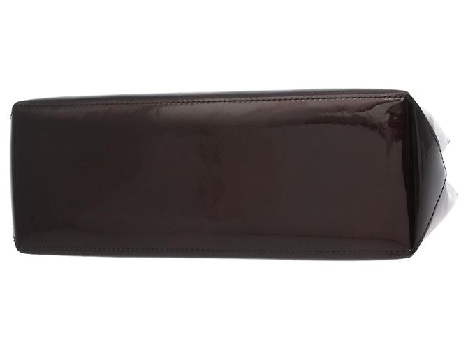 Borsa Louis Vuitton Monogram Vernis Wilshire PM Bordò - vista 7