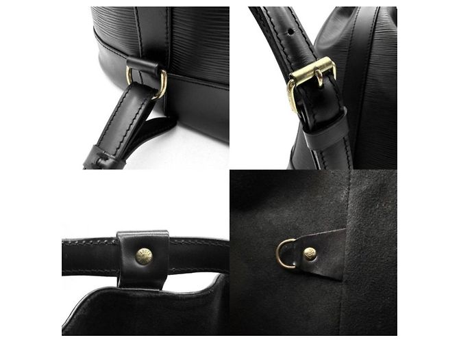 Zaino Louis Vuitton Epi Leather Randonnee PM Nero - vista 13