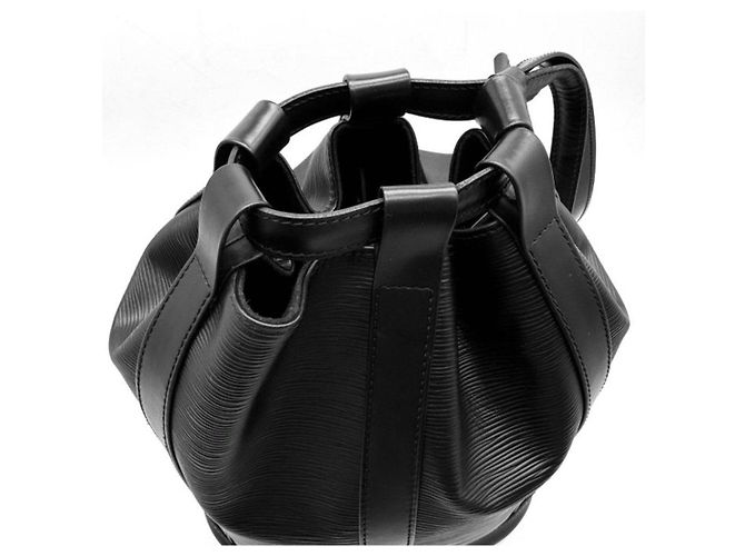 Zaino Louis Vuitton Epi Leather Randonnee PM Nero - vista 8