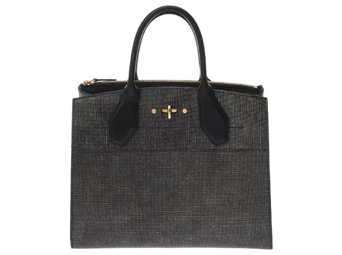 Borsa Louis Vuitton Epi City Steamer MM Nero - vista 2