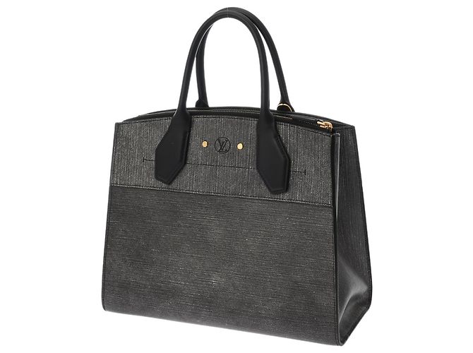Borsa Louis Vuitton Epi City Steamer MM Nero - vista 3