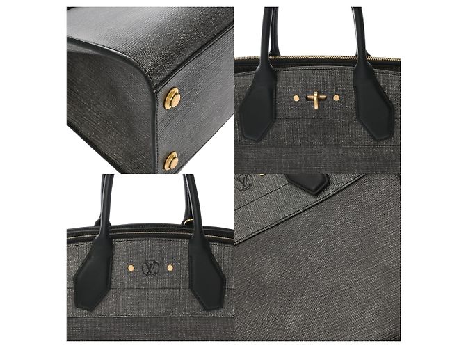 Borsa Louis Vuitton Epi City Steamer MM Nero - vista 8