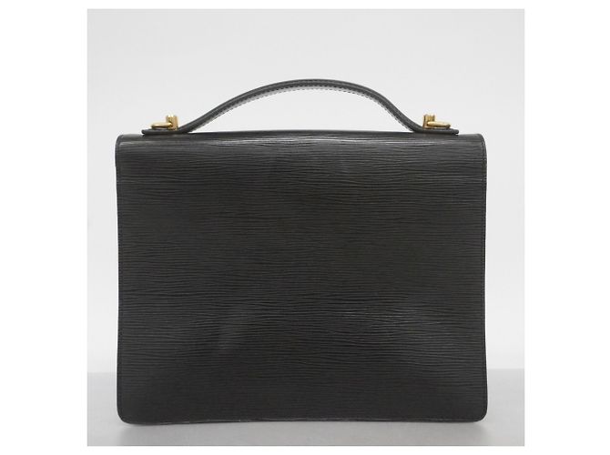 Borsa Louis Vuitton Epi Monceau M52122 Noir Nero - vista 13