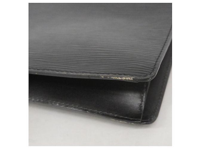 Borsa Louis Vuitton Epi Monceau M52122 Noir Nero - vista 6
