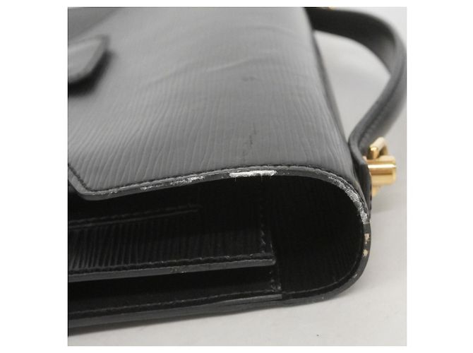Borsa Louis Vuitton Epi Monceau M52122 Noir Nero - vista 7