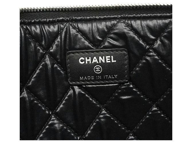 Clutch Chanel Deauville Nero - vista 5