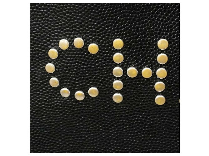 Clutch Chanel Deauville Nero - vista 8