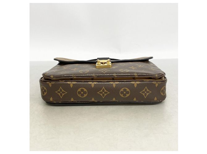 Borsa Tote Louis Vuitton Monogram Reverse Pochette Metis MM Marrone - vista 3