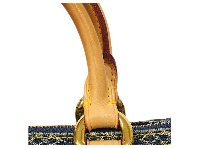 Borsa Louis Vuitton Monogram Denim Neo Speedy Blu - vista 9