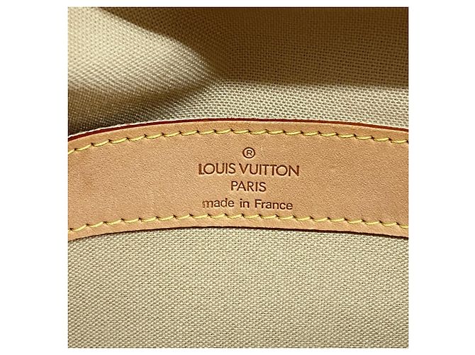 Borsa a tracolla Louis Vuitton Damier Azur Naviglio Bianco - vista 5