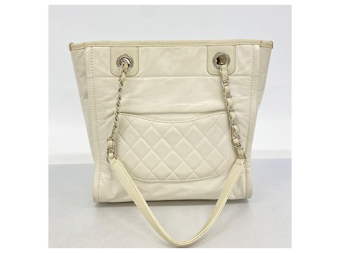 Chanel Deauville Chain Tote Bag Roh - Ansicht 10