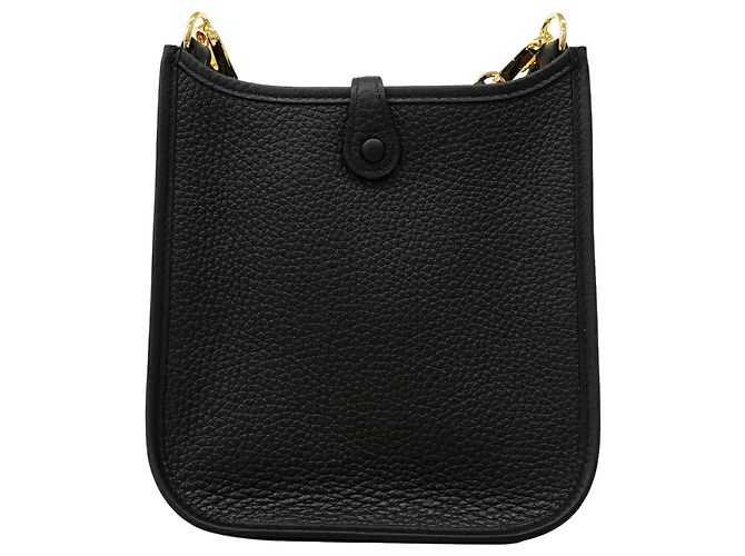 Hermès Pochette Evelyne Hermes TPM Taurillon Black K Stamp Donna Nero - vista 6