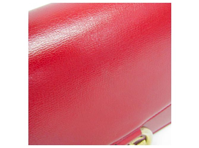 Borsa a tracolla in pelle Gucci GG Marmont Double G 589474 da donna Rosso - vista 13