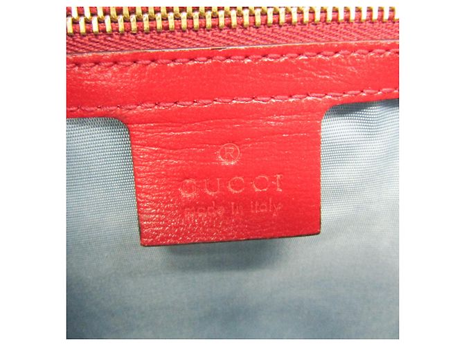 Borsa a tracolla in pelle Gucci GG Marmont Double G 589474 da donna Rosso - vista 18
