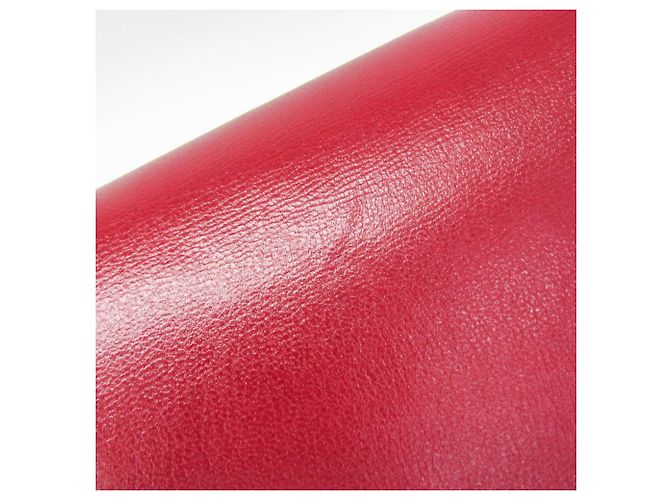 Borsa a tracolla in pelle Gucci GG Marmont Double G 589474 da donna Rosso - vista 9